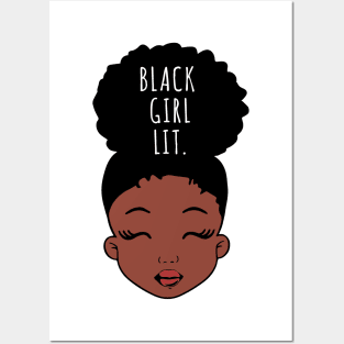 Black Girl Lit., African American Girl, Black Girl Magic Posters and Art